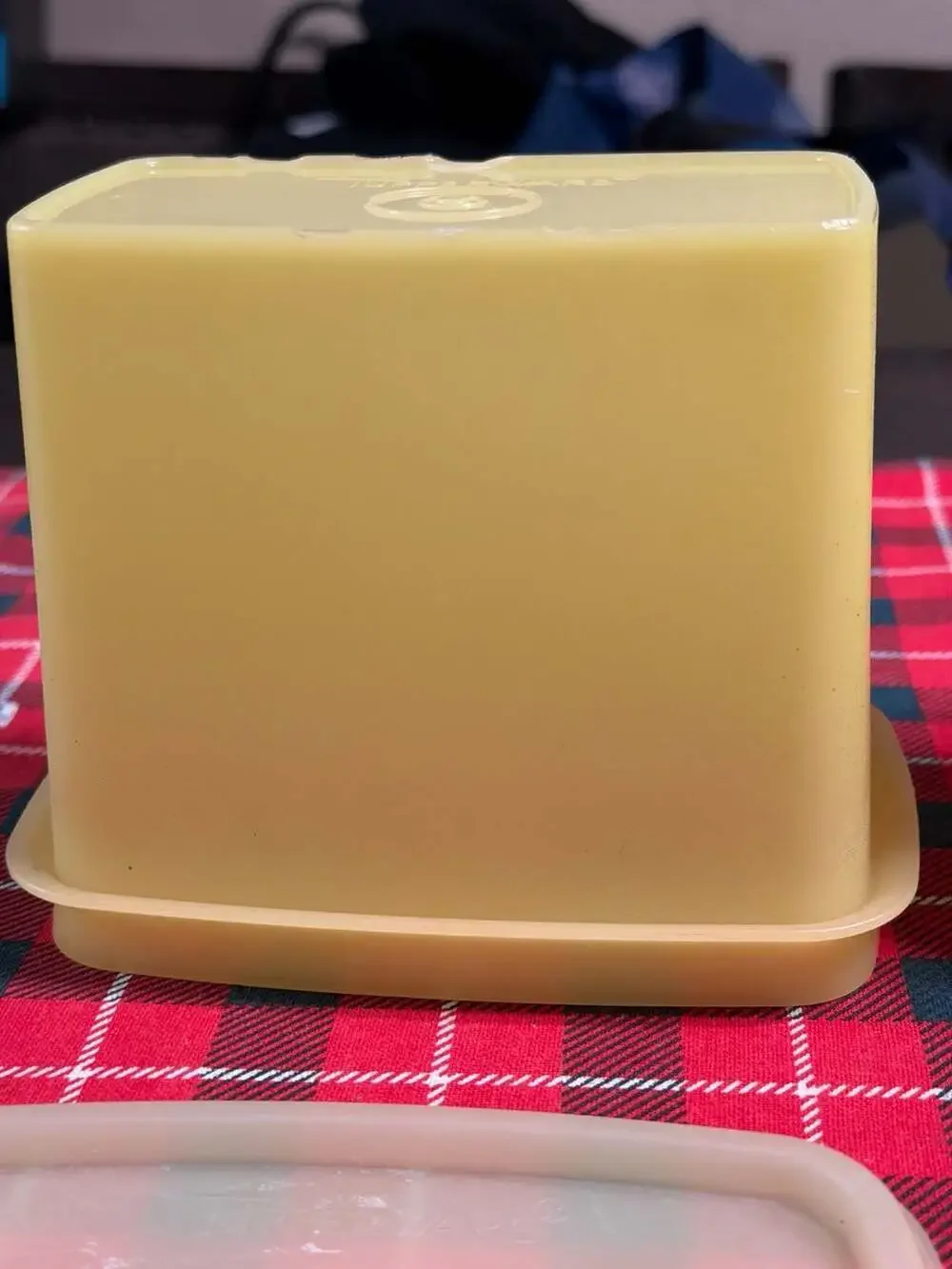 Vintage Tupperware Yellow Rectangular Storage Containers Set of 3